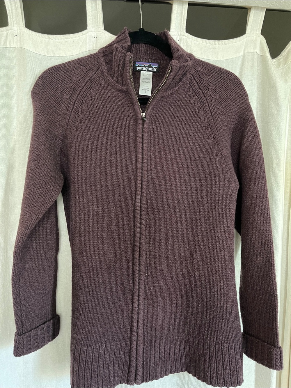 Patagonia Women's Plum Full-Zip Knit Cardigan